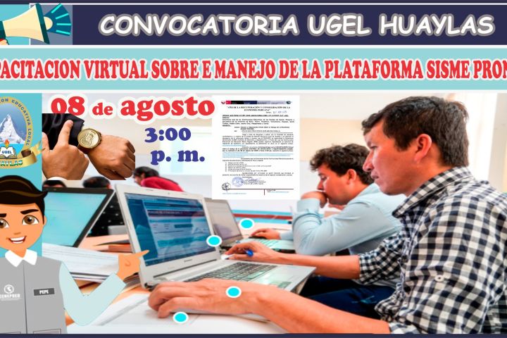 CAPACITACIÓN VIRTUAL SOBRE EL MANEJO DE LA PLATAFORMA SISME PRONIED CAPACITACIÓN VIRTUAL SOBRE EL MANEJO DE LA PLATAFORMA SISME PRONIED